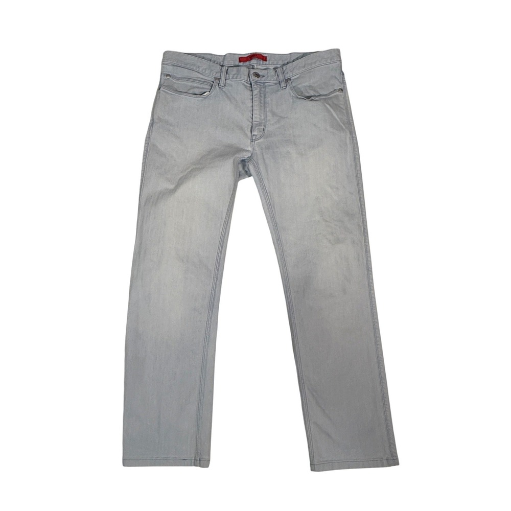 HUGO Boss 708 Jeans Men's 33 Light Blue Excellent Slim Fit Denim‎ Pant